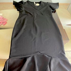 Black Pink Blush maternity dress, size small
